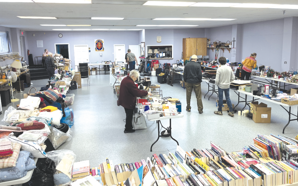 Church sale in Topsail Newfoundland in the fall of 2024.